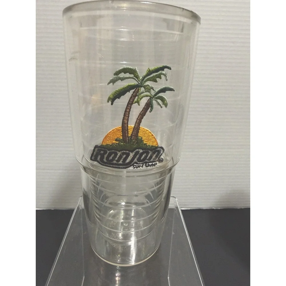Ron Jon Surf Shop Palm Trees 24oz Tervis Tumbler Travel Cup NO LID‎